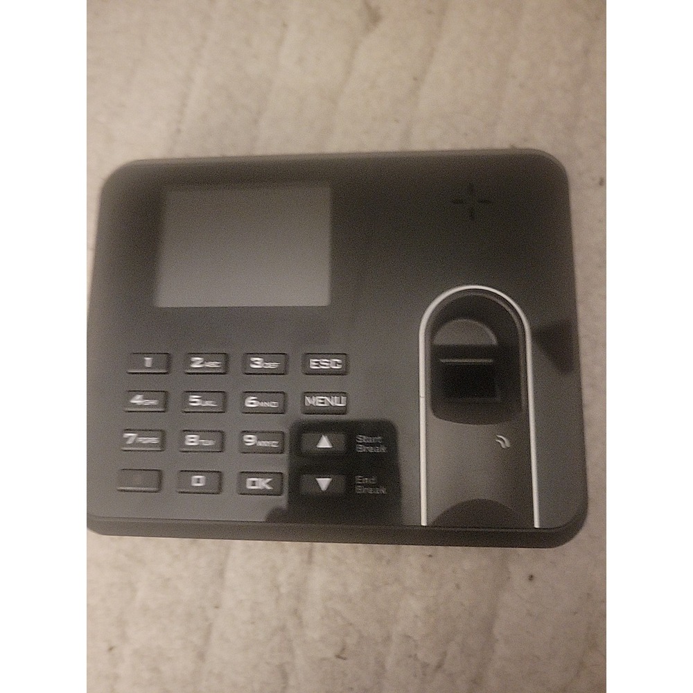 FINGERPRINT TERMINAL TIME ATTENDANCE DEVICE time code card NO CABLES